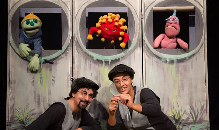 Companhia de teatro itinerante ‘BuZum!’ apresenta espetáculo com bonecos em nove municípios de MS