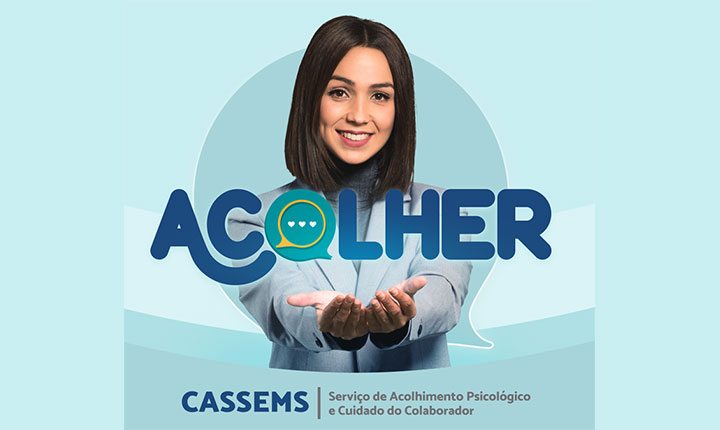 Cassems lança serviço de acolhimento psicológico e cuidado com a saúde mental para colaboradores do plano
