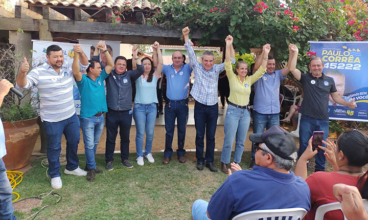Prefeito Odilon Ribeiro e vereadores de Aquidauana declaram apoio a Paulo Corrêa