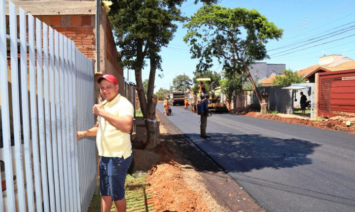 Começa a pavimentação do Residencial Oliveira 3 que terá área asfaltada ampliada