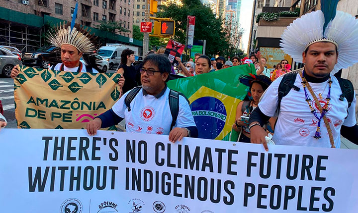 Indígenas e ambientalistas protocolam denúncia contra Bolsonaro na ONU
