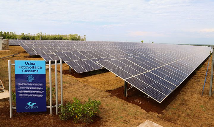 Usina fotovoltaica da Cassems já trouxe mais de 6,5 milhões em economia