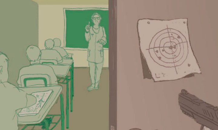 Um país que aprendeu a valorizar a escola – só que a de tiro