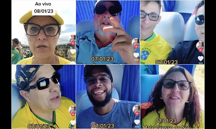 Golpistas de MS viajaram em caravana para atos terroristas no DF