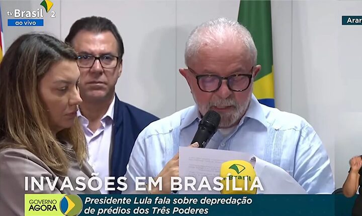 Lula decreta intervenção federal no DF até 31 de janeiro