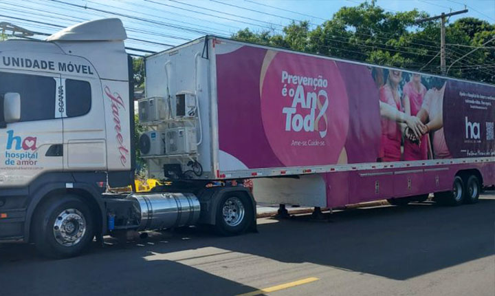 Parceria entre Prefeitura e Hospital de Amor leva exames de mamografia a mulheres do Maria Aparecida Pedrossian