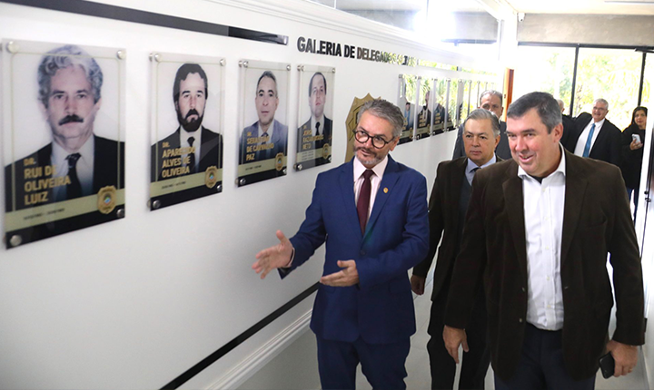 Riedel reforça compromisso com a segurança pública e atuação da Polícia Civil no estado