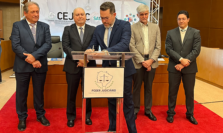 Cassems firma Acordo de Cooperação com TJMS para redução da judicialização da saúde