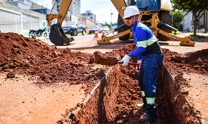 Águas Guariroba atinge 200 quilômetros de rede de esgoto implantados em 2024