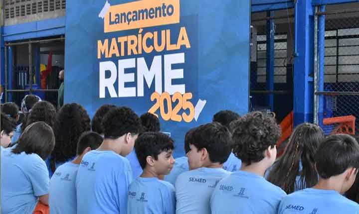 Matrícula REME 2025 segue até 16 de dezembro