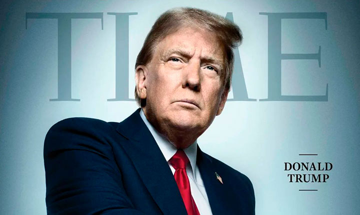 Trump é personalidade do ano por ser uma ‘ameaça planetária’