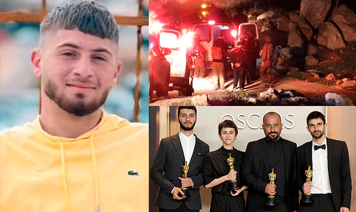 Terroristas sionistas espancam vencedor do Oscar na Cisjordânia