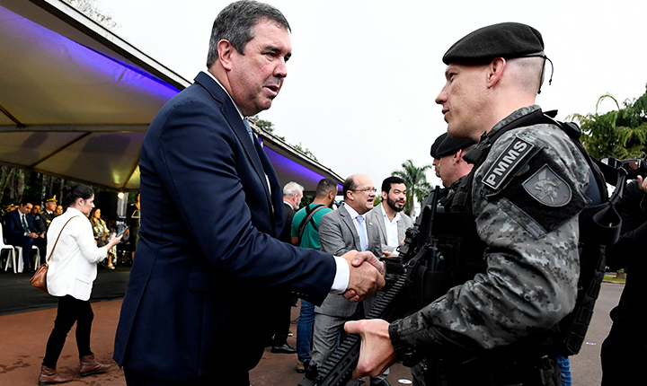 MS reforça segurança pública com novos equipamentos e apoio militar