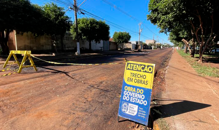 Dourados recebe R$ 17 milhões para recapeamento do Jardim Água Boa