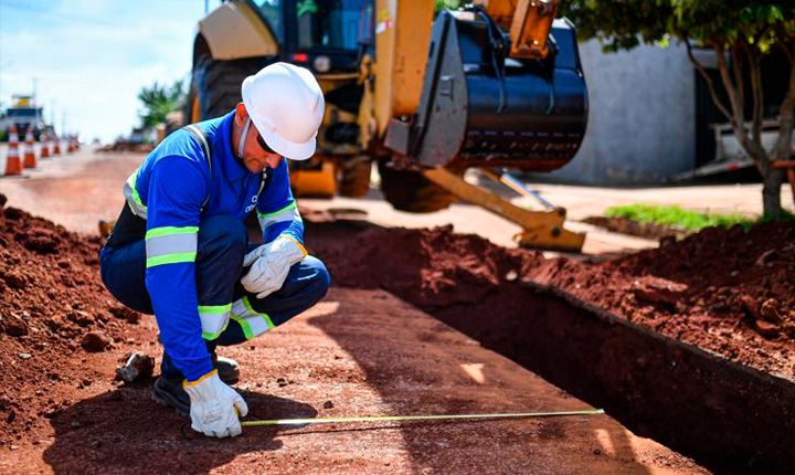 Águas Guariroba segue com obras avançando na Vila Popular