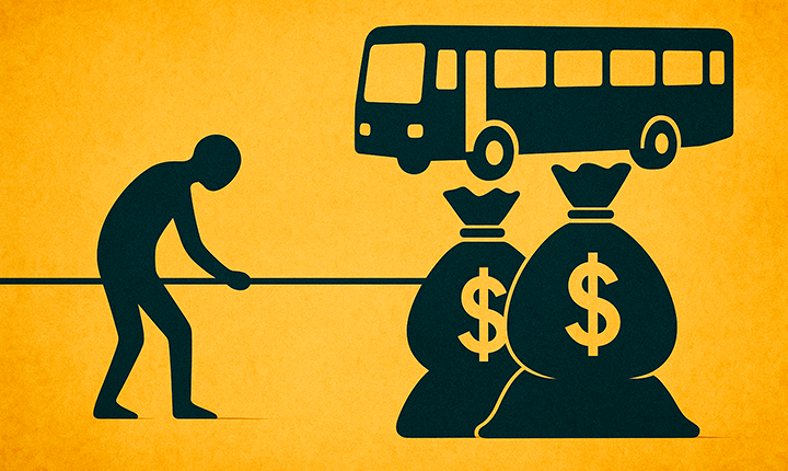 Consórcio Guaicurus lucra alto, nega danos e sucateia transporte
