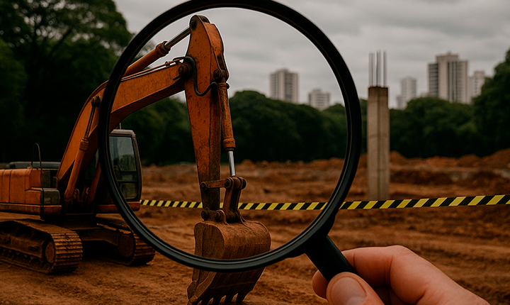 Em busca do número de obras paradas por licenciamento ambiental
