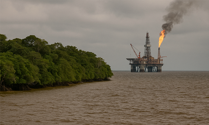 O impacto para o clima do petróleo na Foz do Amazonas