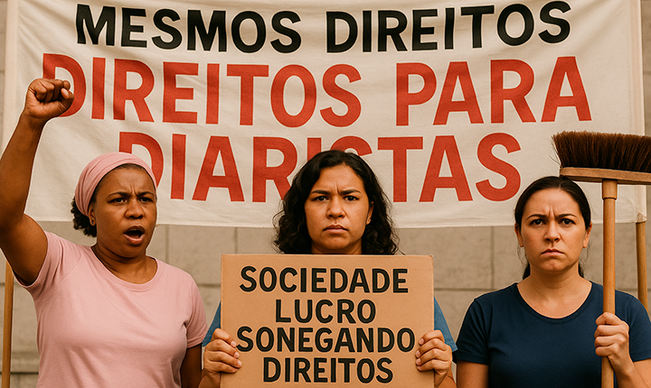 Federação de domésticas reivindica mesmos direitos para diaristas