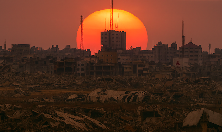 Israel massacrou 100 mil palestinos, 4% da população de Gaza