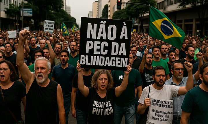 Ato contra a “PEC da Blindagem” reúne campo-grandenses neste domingo