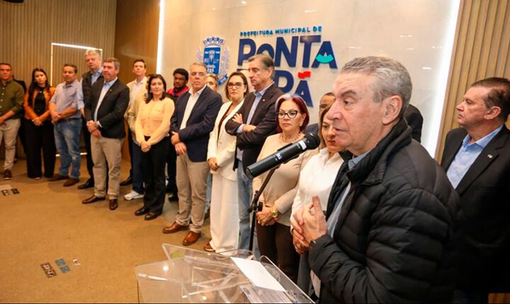 ALEMS integra ato de assinatura de R$ 51,6 milhões para obras em Ponta Porã