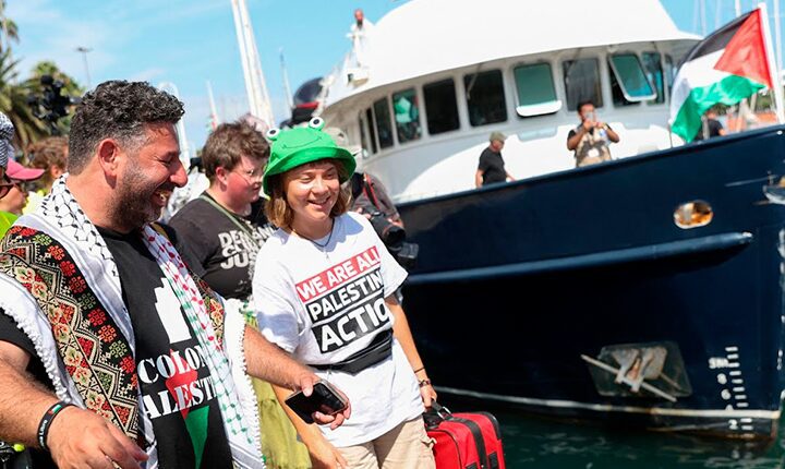 Com brasileiros e Greta Thunberg, flotilha se dirige com ajuda para Gaza