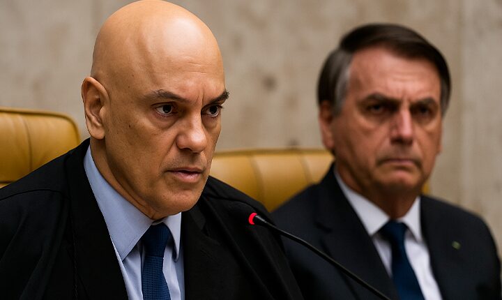 Com voto técnico e devastador, Moraes abre a porta da cadeia à Bolsonaro