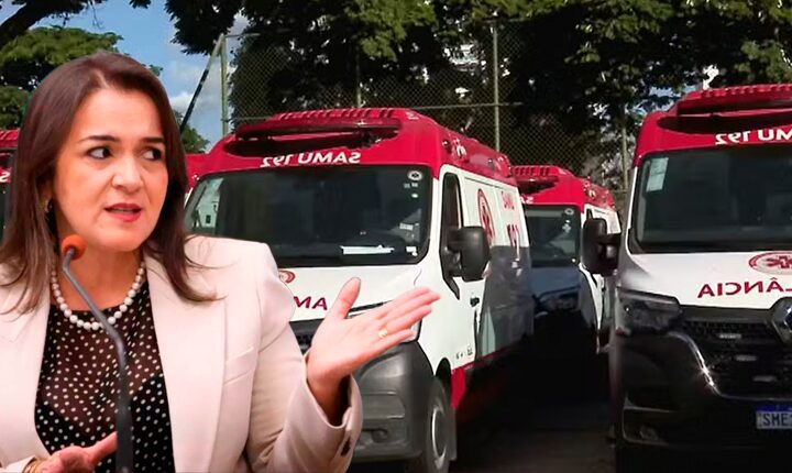 Ambulâncias novas paradas e R$70 mil por mês em aluguéis