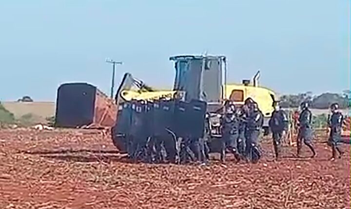 Indígenas são feridos durante retomada em Caarapó