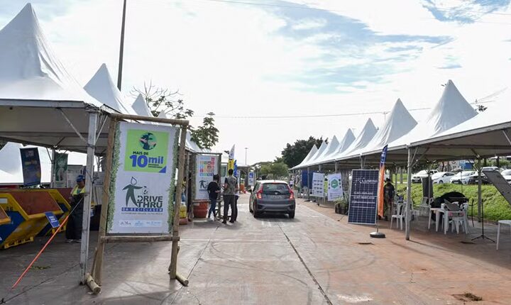 Drive-Thru da Reciclagem prossegue até sábado em Campo Grande