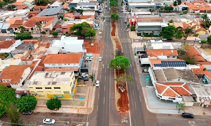 Obra na Av. Mato Grosso amplia malha cicloviária e liga vias estratégicas