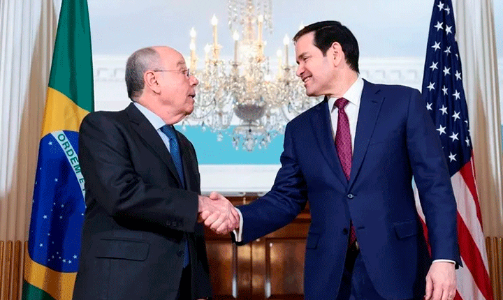 Brasil aguarda “acordo provisório” após reunião entre Vieira e Rubio