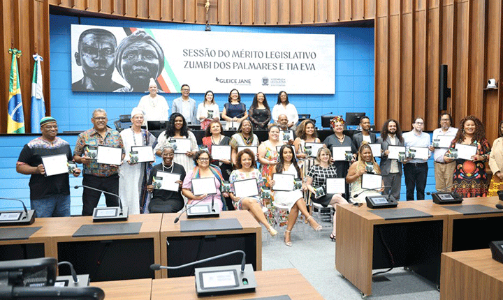 ALEMS homenageia a luta antirracista com Troféu Zumbi dos Palmares e Tia Eva