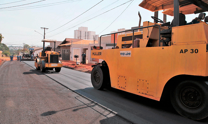 Novo pacote de obras levará asfalto e drenagem para 33 bairros da Capital