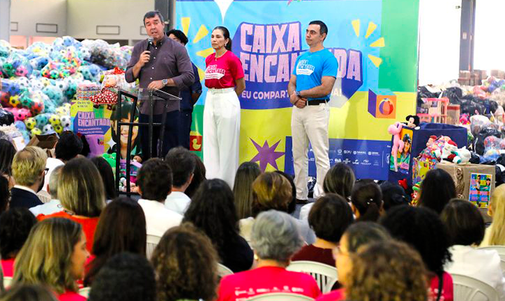 ‘Caixa Encantada’ arrecada mais de 126,8 mil brinquedos