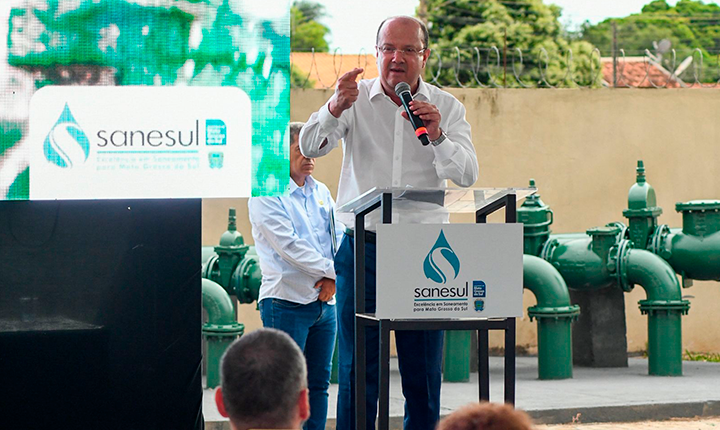 Água tratada, pavimentação e drenagem: Governo entrega obras em Três Lagoas