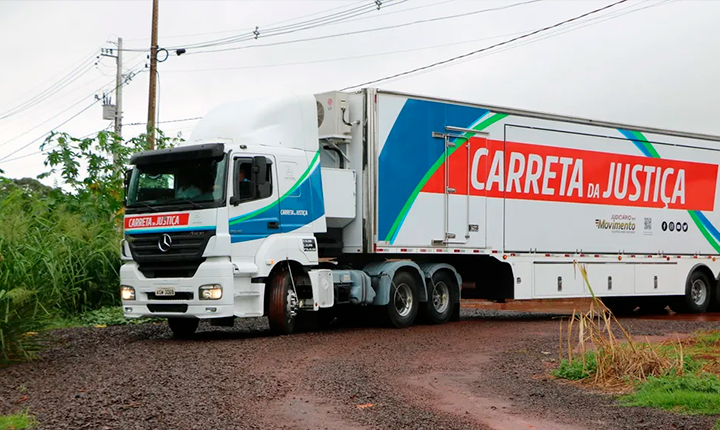 Carreta vai levar serviços da Justiça a 24 cidades de MS