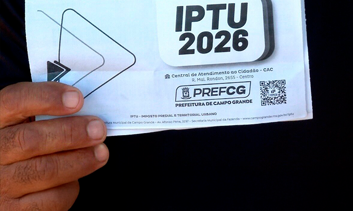 Primeira parcela do IPTU 2026 poderá ser paga até 10 de dezembro