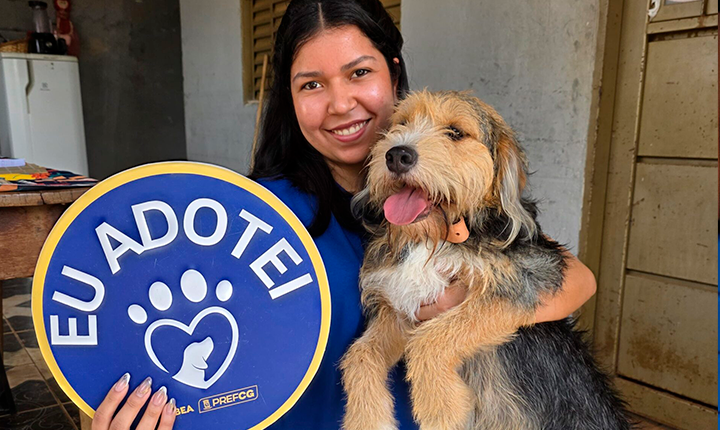 CG realiza adoção de cães resgatados de maus-tratos