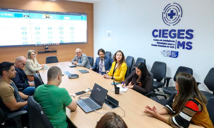 Saúde Digital de MS desperta interesse da OPAS e fortalece cooperação internacional