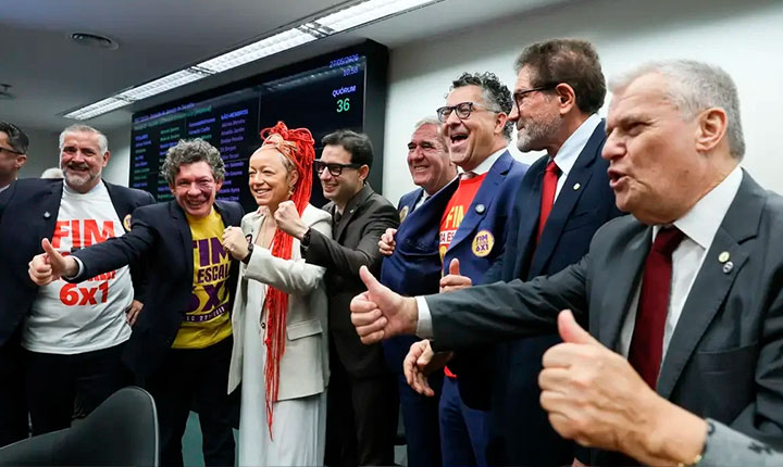 Comissão aprova PEC que encerra escala 6×1 e leva disputa ao plenário