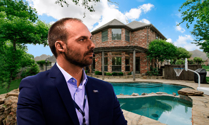Eduardo Bolsonaro mora em mansão de R$ 6 milhões no Texas