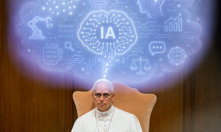 IA precisa ser “desarmada”, diz papa em nova encíclica