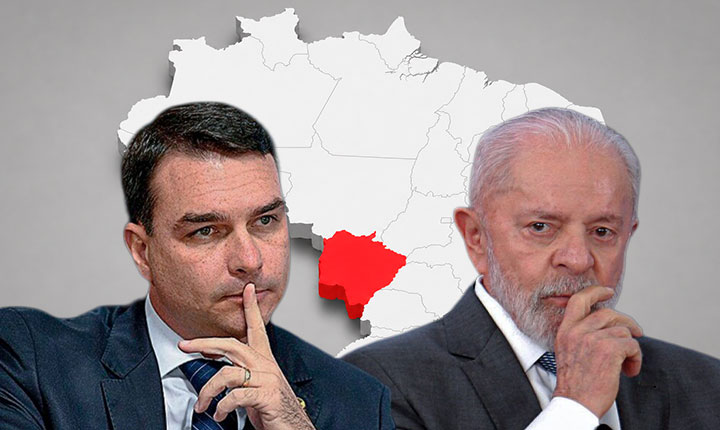 Flávio Bolsonaro mantém liderança em MS, mas Lula avança