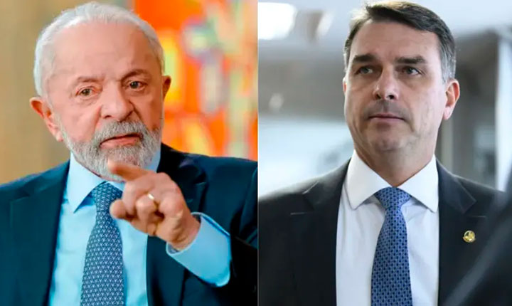 Lula mantém liderança em cenários eleitorais, mas vantagem sobre Flávio Bolsonaro encolhe