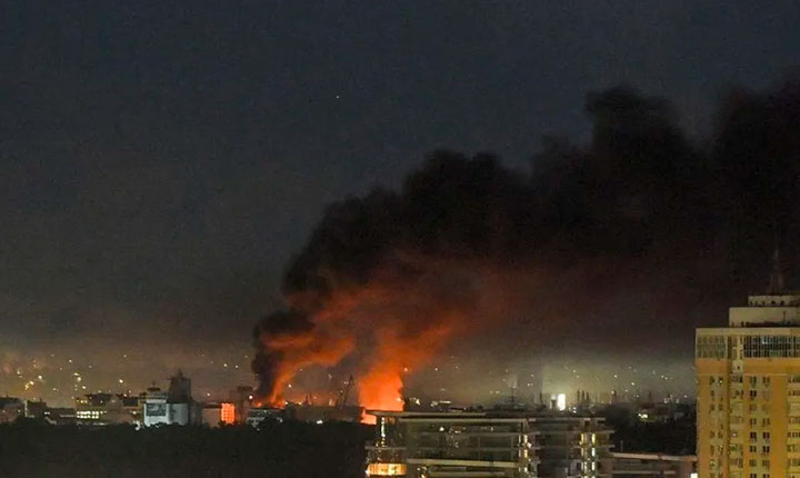 Rússia ataca Kiev no maior bombardeio do ano