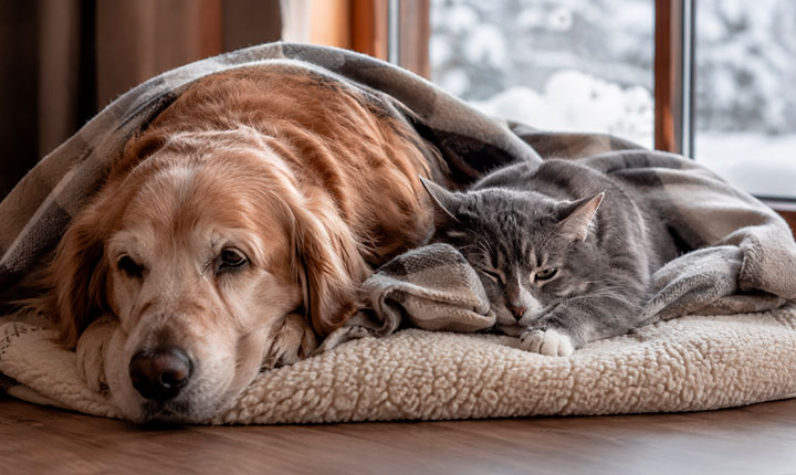 Pet com frio?